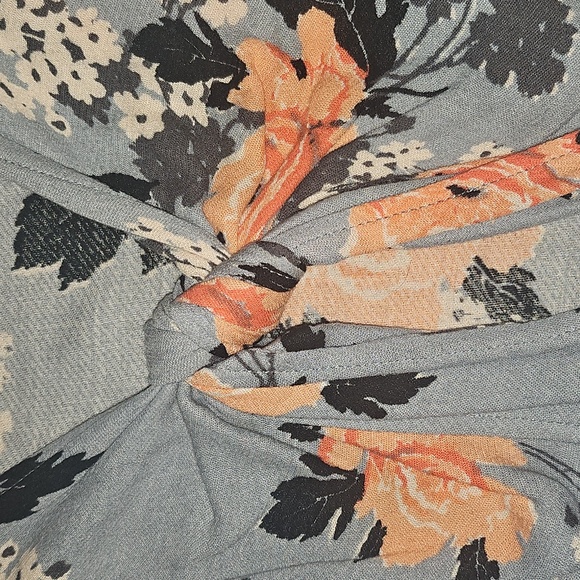 Free People Tied Up In Love Tie Front Whimsical Fairy Dress Size 6 - Picture 4 of 14